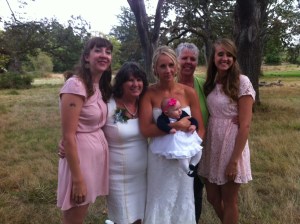 The girls in our family including baby B